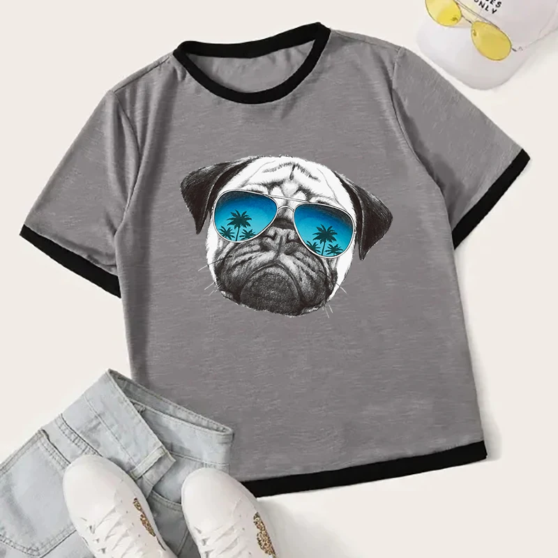 Наклейки с изображениями собак набор утюга для перекачки термопечать Аппликации