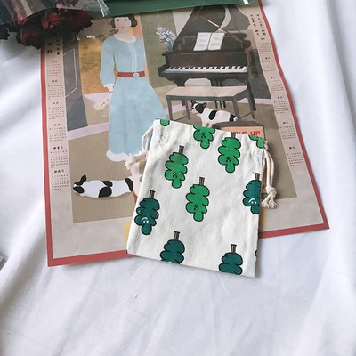 Корейский ulzzang Харадзюку Мультфильм Drawstring Женская Новая мода Портативный Путешествия Повседневная Женская Drawstring Карманный - Цвет: 10