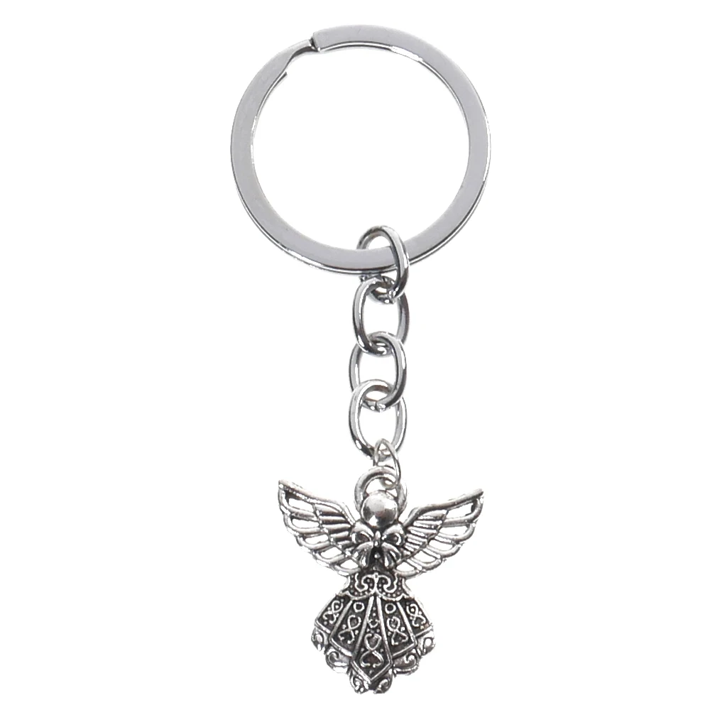 Креативный дизайн сумка подвеска для ключей антикварная Посеребренная Подвеска