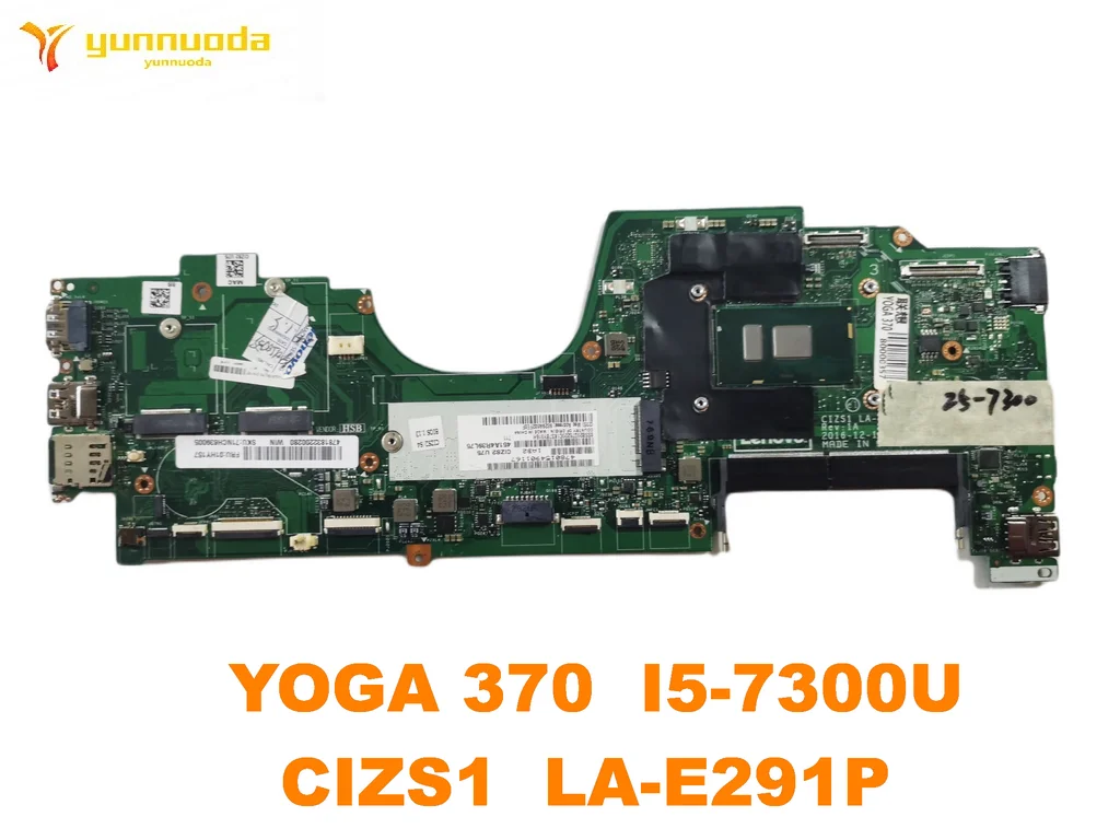 

Оригинальный Для Lenovo ThinkPad Йога 370 ноутбук материнская плата для йоги 370 I5-7300U CIZS1 LA-E291P испытанное хорошее Бесплатная доставка