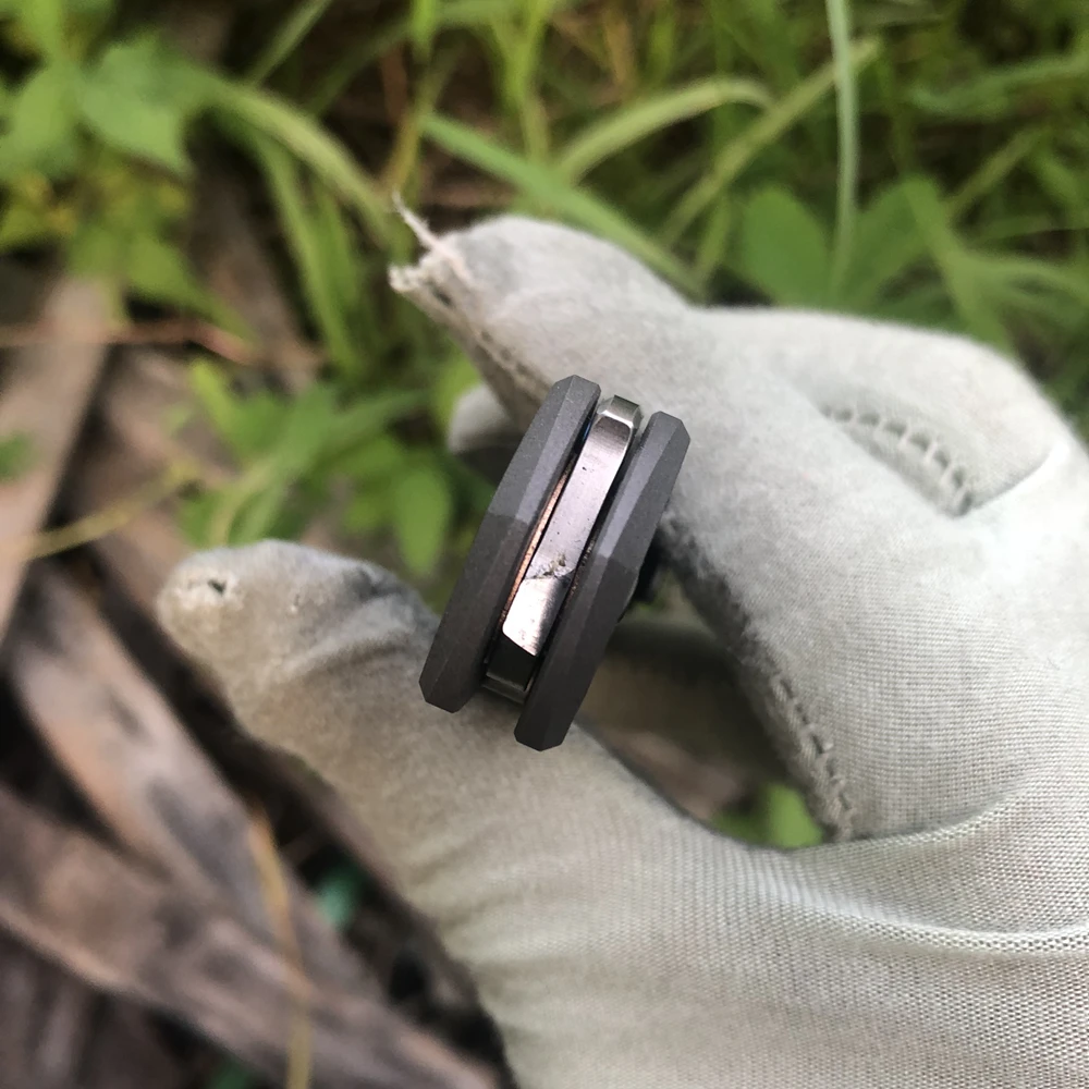 Kanedeiia маленький складной нож Sebenza 21(2,9") D2 лезвие титановая ручка универсальный инструмент для кемпинга и охоты карманные ножи для выживания