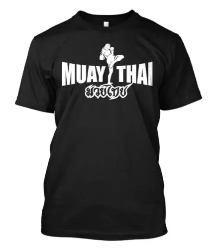 Muay Thai Thailand Kick boxing martial arts - Custom Men's T-Shirt Tee |