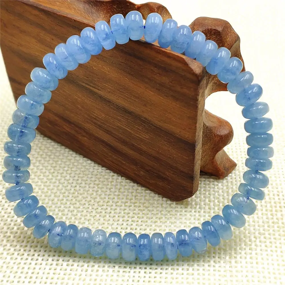 Натуральные Синие Бриллианты для женщин и мужчин подарок 7 мм растягивающиеся