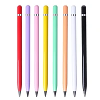 office unlimited writing pencils colored metal eternal pencil no ink pen for writing art sketch painting tool kids novelty gifts