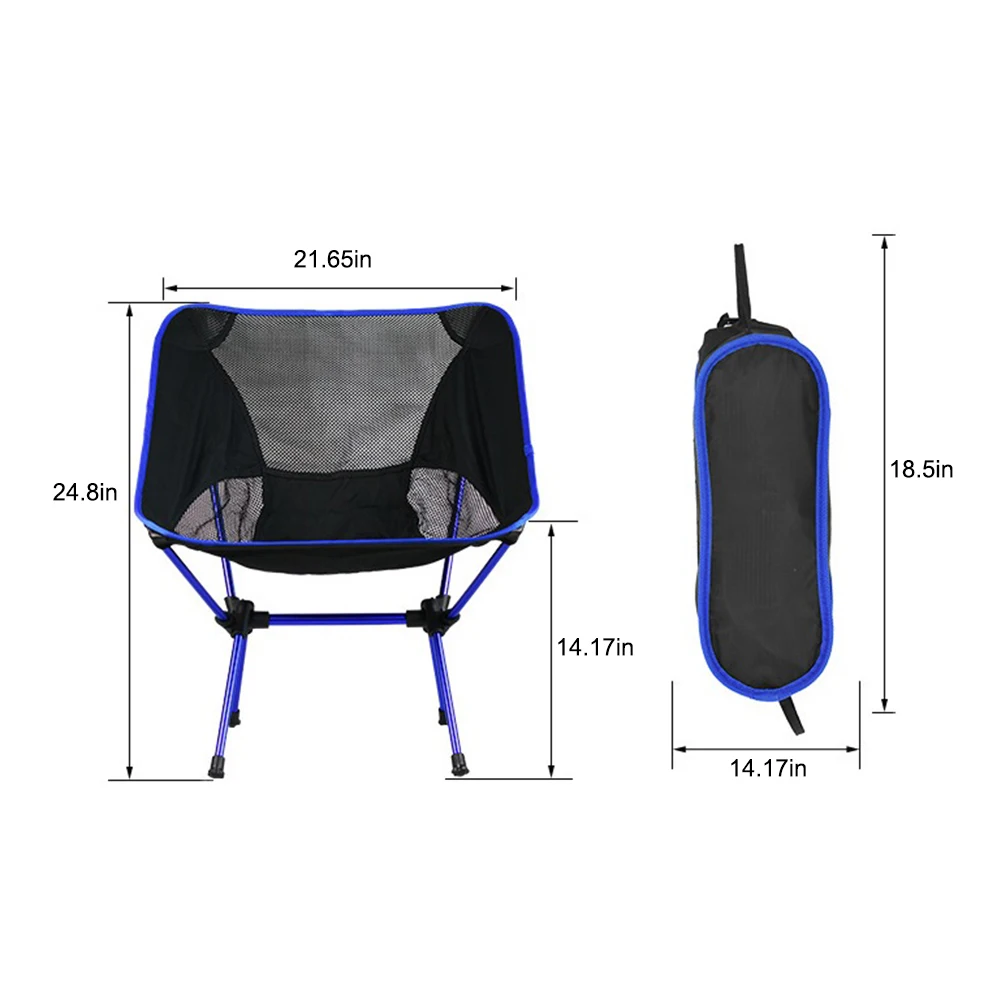 

Outdoor leisure fishing travel sketch beach camping chair folding portable aluminum fishing durable chair Outdoor equipment