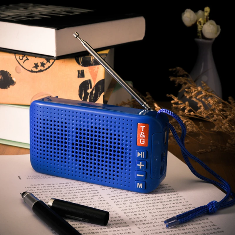 Портативный Bluetooth мини динамик TG с солнечной зарядкой fm радио сабвуфером