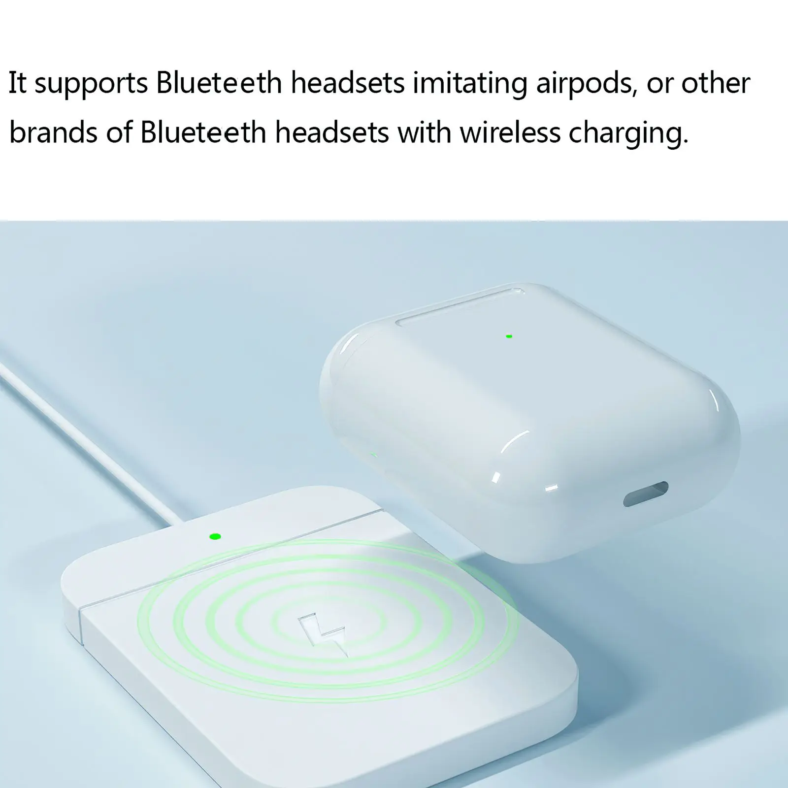 5W USB Charging Station Fast Wireless Charger Pad Base For AirPods Pro 2 | Мобильные телефоны и аксессуары
