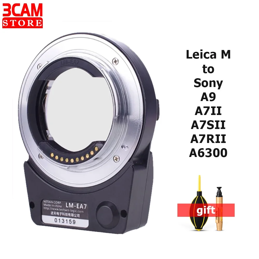 TECHART LM EA7 адаптер с автофокусом для объектива камеры Leica M sony NEX A7RII A6300 A9 A7SII