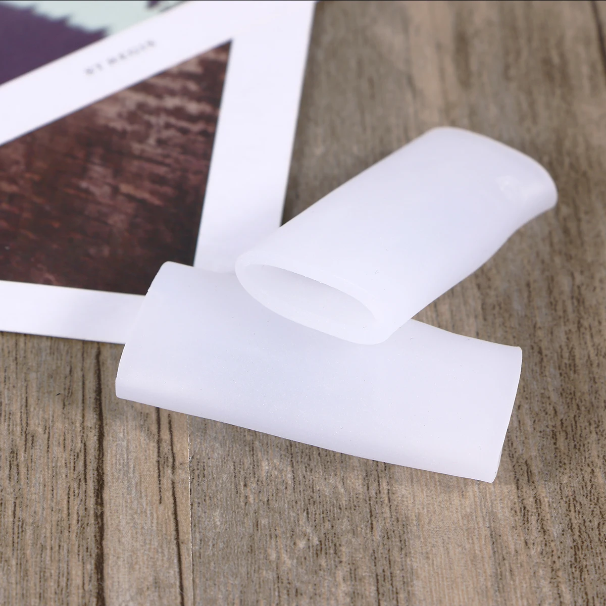 Пара новых гелевых протекторов для большого пальца ноги разделители пальцев ног