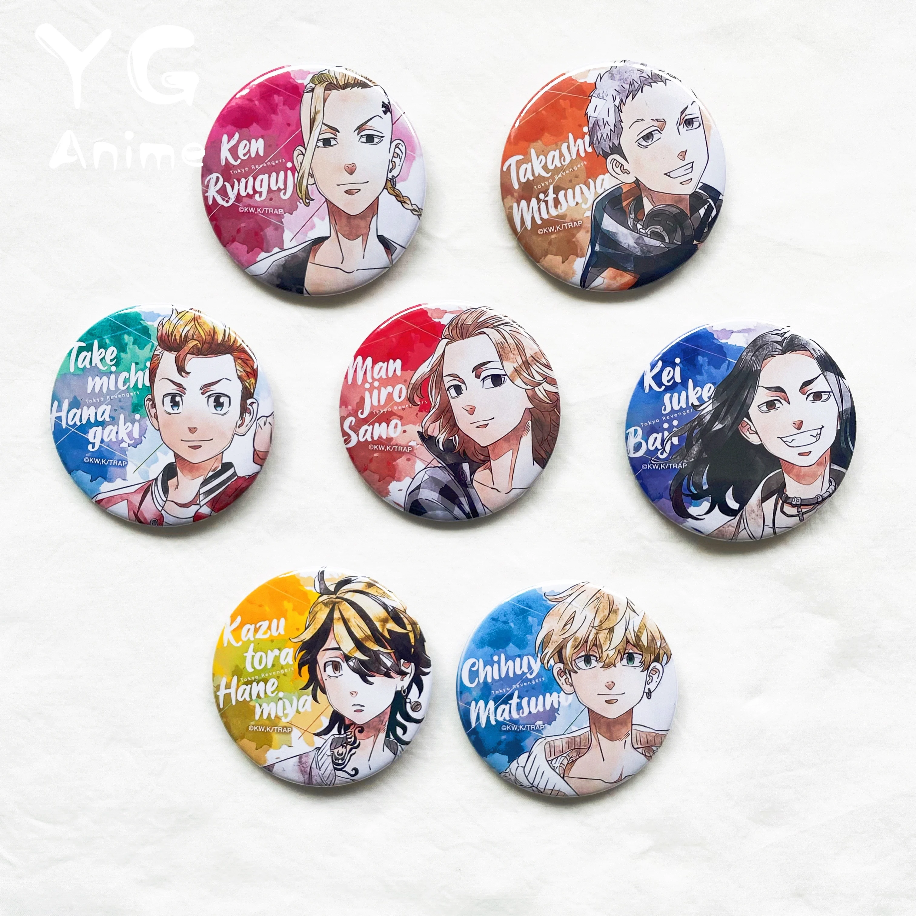 Аниме Токийские Мстители фигурка брелок для ключей со значком одежда нагрудные