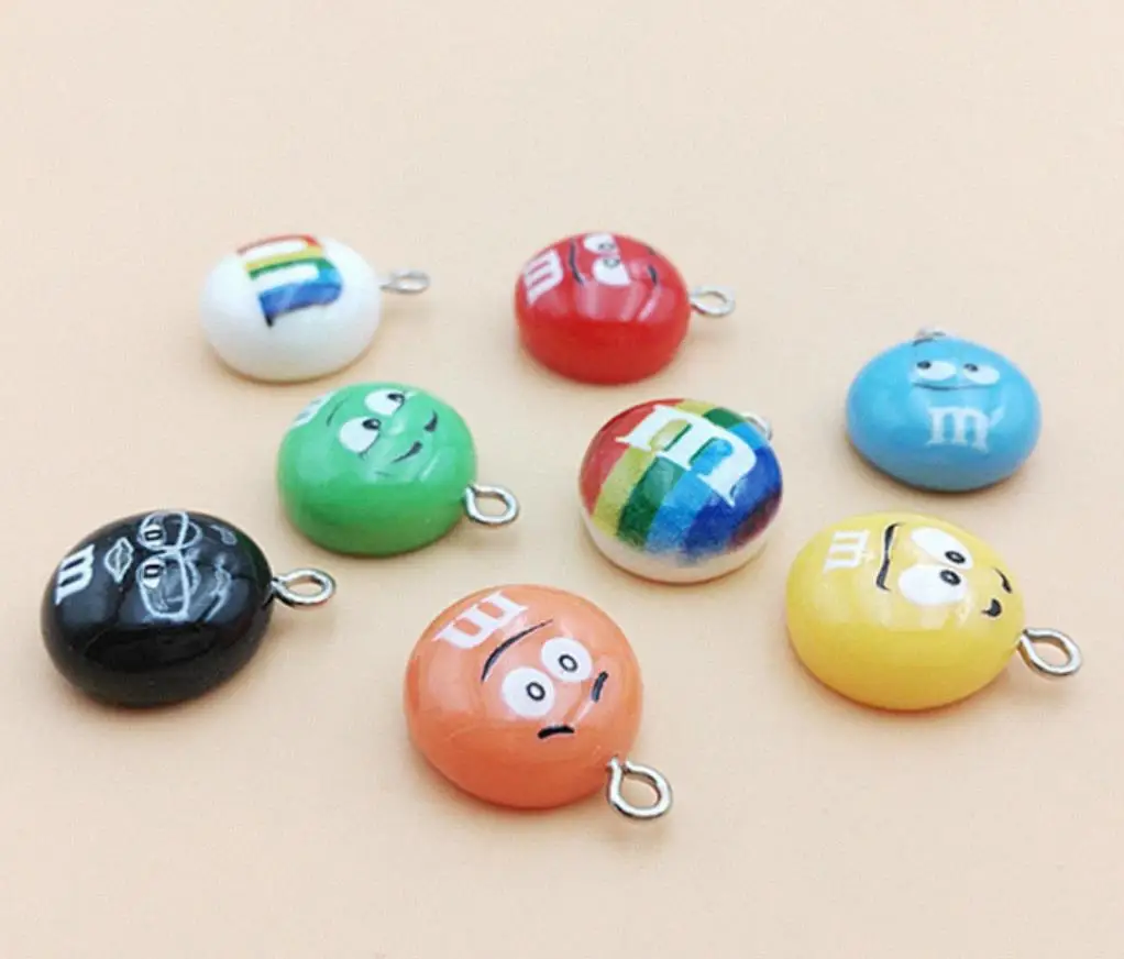 Подвески из смолы в виде шоколадных зерен 20 шт./упак. | Украшения и аксессуары