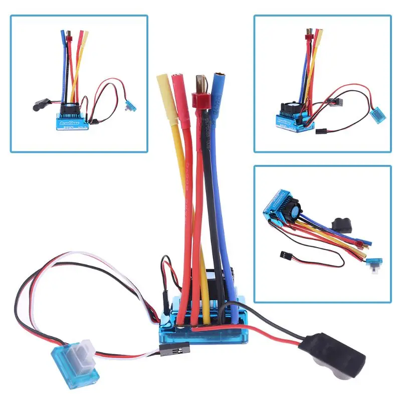 Водонепроницаемый Бесщеточный Регулятор Скорости 45A 60A 80A 120A ESC пыленепроницаемый