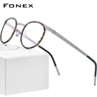 FONEX Оправа для очков из ацетатного сплава, без винтов, 98625