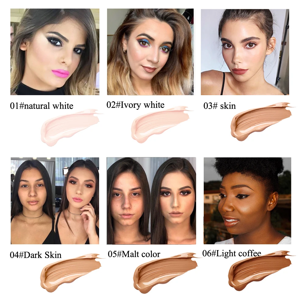 База для макияжа LULAA 35 мл стойкая полное покрытие консилер лица матовая Подушка