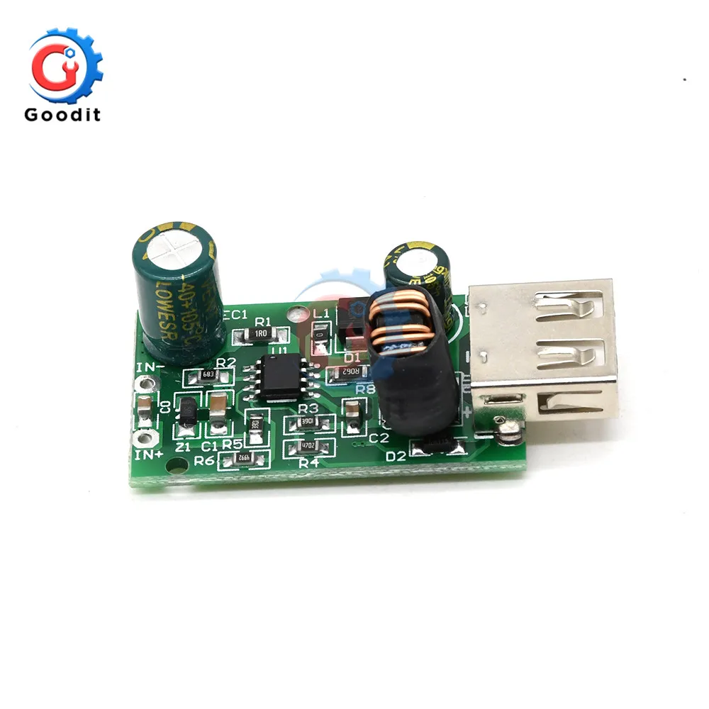 

Single USB DC -DC 12V 24V 48V 72V 80V to 5V 2A Step Down Power Supply Module Buck Converter Stabilizer with Wire
