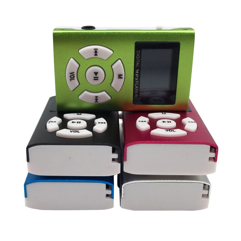 ЖК-экран MP3-плеер Поддержка Micro Card SD TF алюминиевый корпус спортивный Walkman |