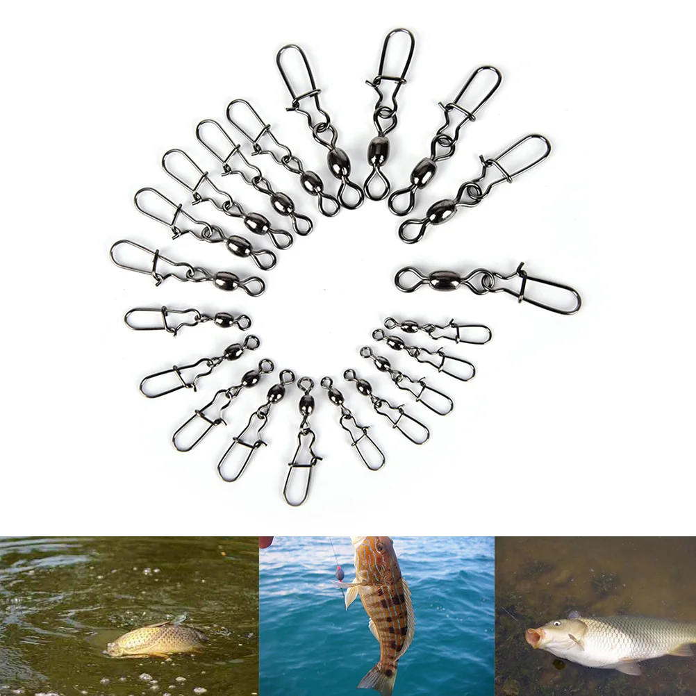 10 шт./лот поворотный кран для рыбалки с хорошей безопасной защелкой рыболовные