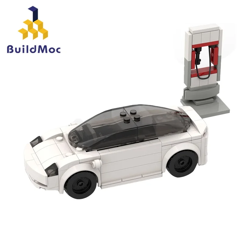 

Buildmoc Technical Speed Car 185PCS Bricks MOC Model Building Blocks Toys for Children DIY Car Toy Kids Gifts for Boys