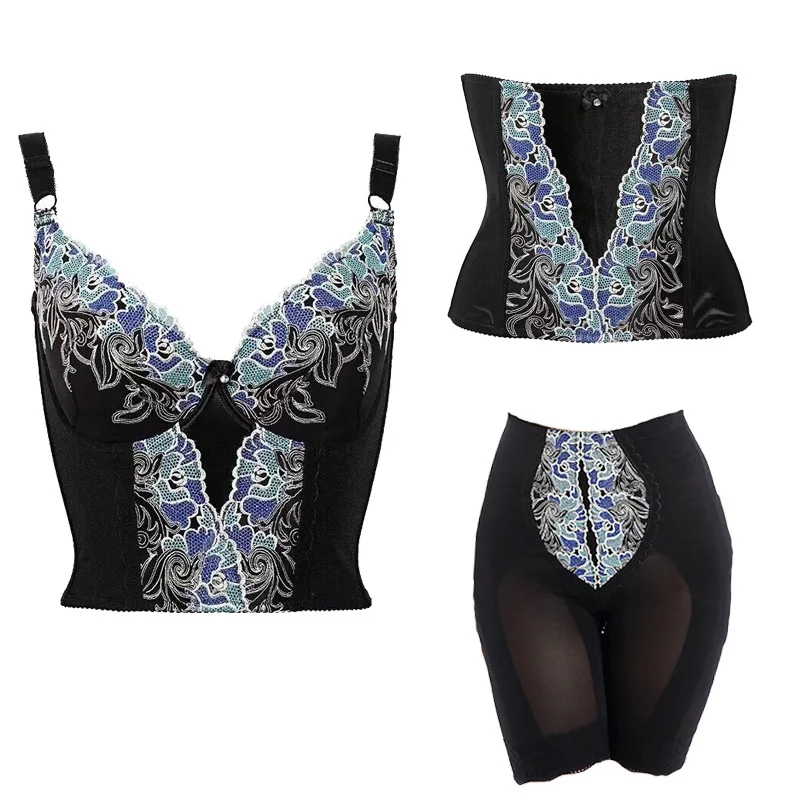 

Navidas figure manager beauty salon hip lifting abdominal body shaping underwear waist band pants three piece set