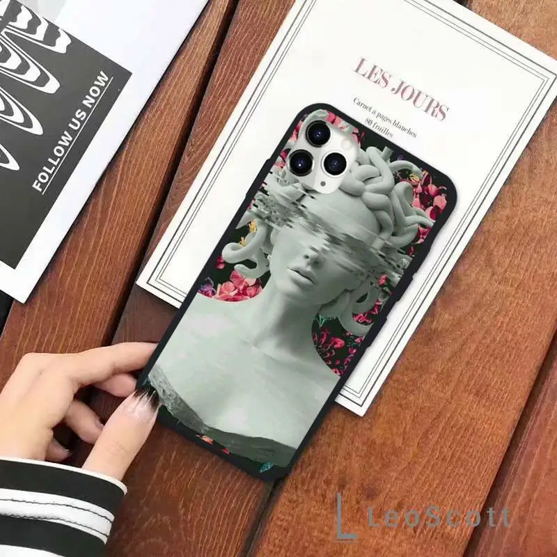 

Cute illustration of funny cartoon Phone Cases for iPhone 11 12 pro XS MAX 8 7 6 6S Plus X 5S SE 2020 XR Soft silicone