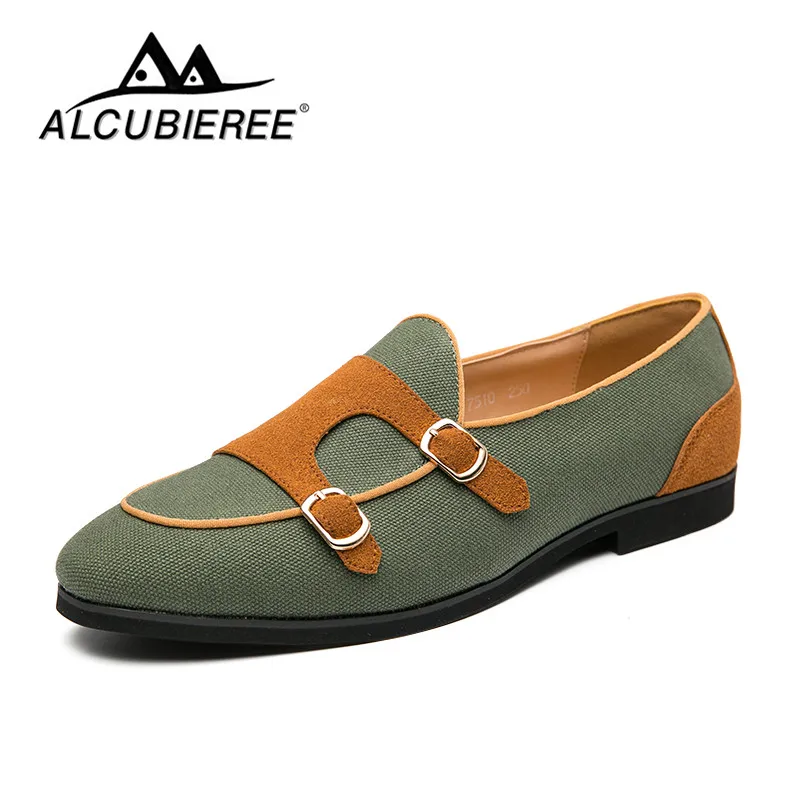 Парусиновые кожаные туфли для мужчин роскошные брендовые мокасины ручной работы