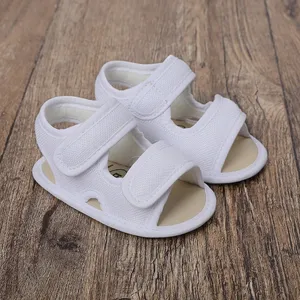 Сандалии Детские на мягкой подошве, дышащие, Нескользящие, летняя обувь для начинающих ходить мальчиков и девочек 0-18 месяцев, Прямая поставка