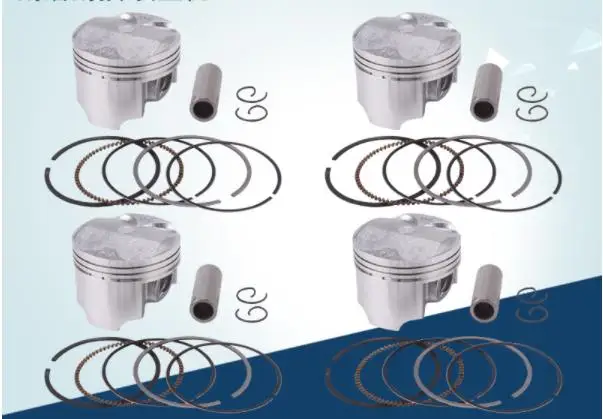 Хромированное алюминиевое поршневое кольцо для Honda VTEC CB400 CB-1 RVF/VFR NC30 CBR400 MC23/29, размер отверстия 55 мм