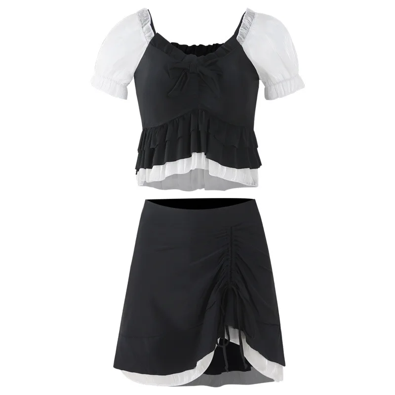 

Swimsuit Women 2021 Large Size Bathing Clothes Sports Suit For One Piece New Sexy Skirt Hot Geometric Cotton Sierra Surfer