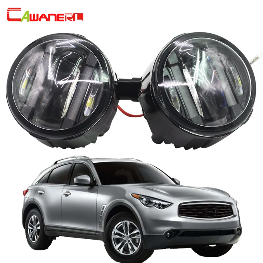 Cawanerl для Infiniti FX35 3.5L V6 2006 2012 Светодиодный дневной ходовой огонь DRL левый + правый
