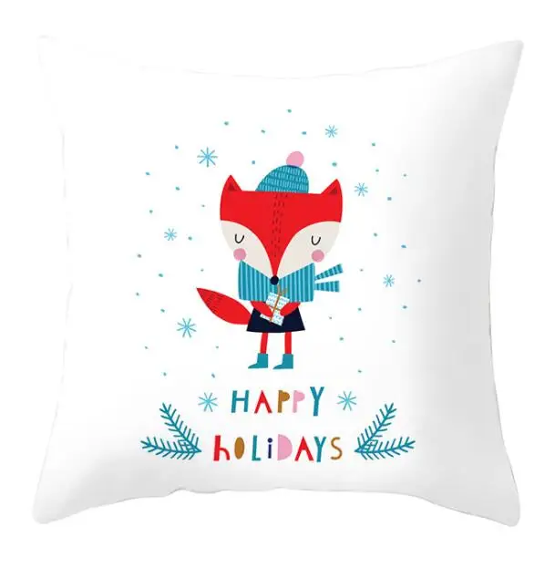 color22 Новые рождественские наволочки веселая Рождественская декоративная подушка покрывает Санта Клаус Подушка покрывало kerstmis navidad наволочка - Цвет: color22