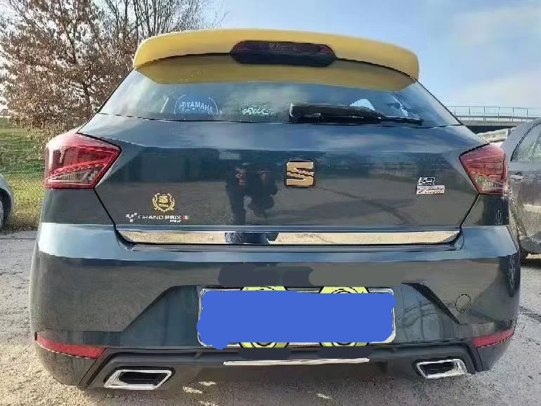 Спойлер для Seat ibiza 2017-2020 материал АБС-пластик цвет заднего крыла автомобиля