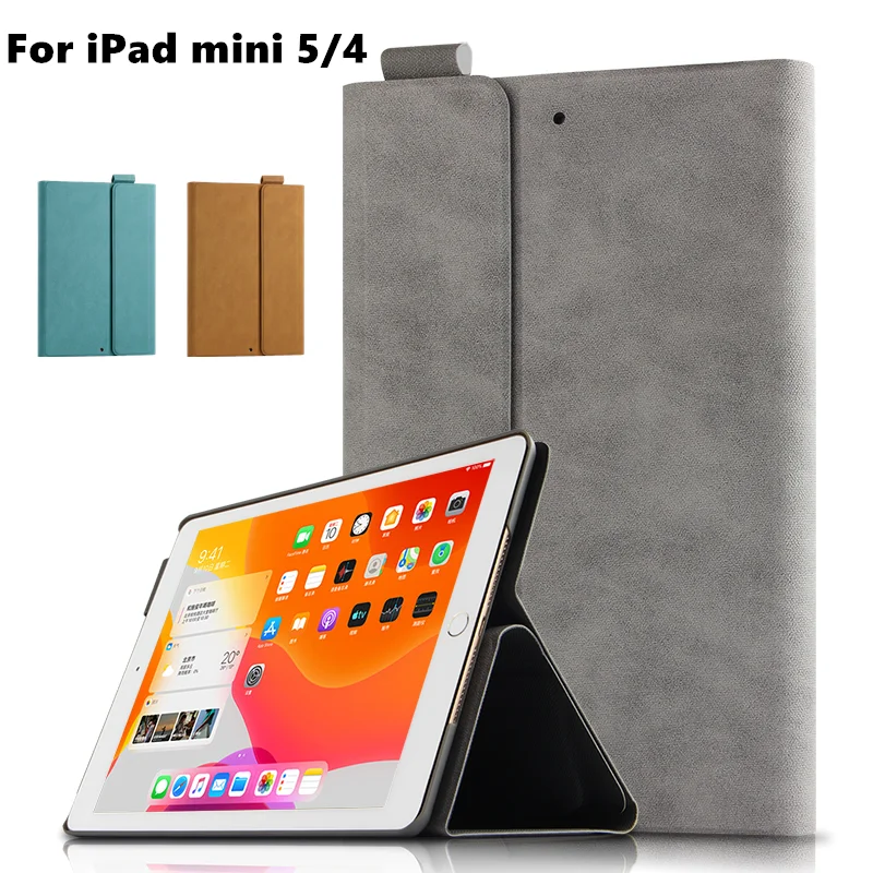 Ультратонкий чехол из искусственной кожи для iPad mini 4 5 2019 7 9 дюймов A2133 откидной