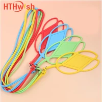 silicone cell phone lanyard holder case cover phone neck strap necklace sling phone pendant for smart mobile phone chain