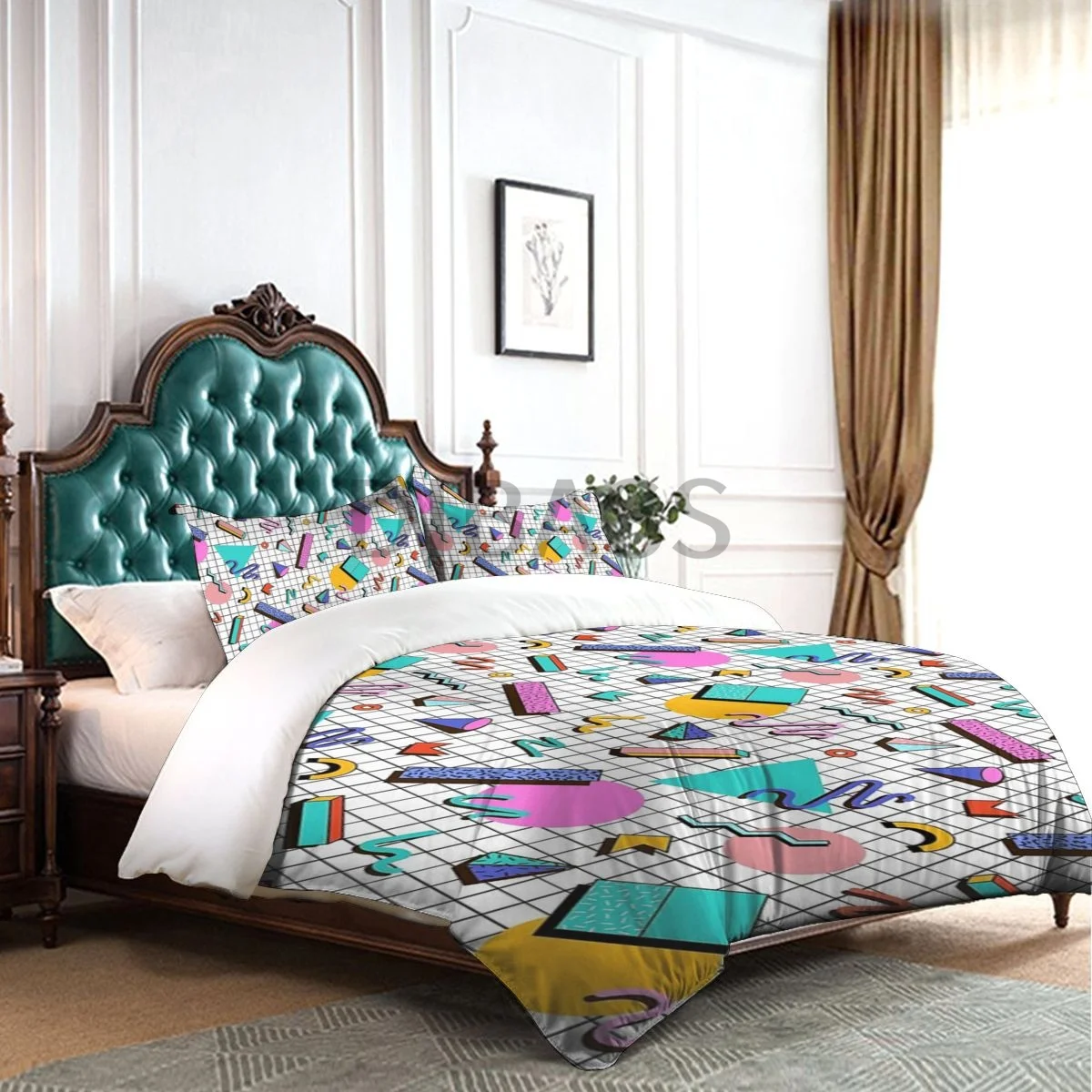 Комплект постельного белья с 2 наволочками из мягкой микрофибры | Дом и сад