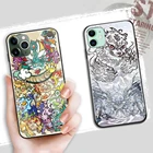 Чехол для iPhone 6, 6S, 7, 8 plus, X, XR, XS MAX, 13, 12, 11 pro max, закаленное стекло