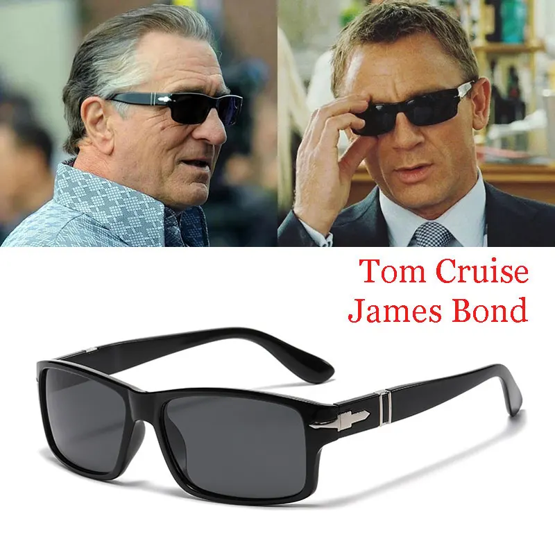 Солнцезащитные очки James Bond 007 Мужские поляризационные модные в винтажном стиле