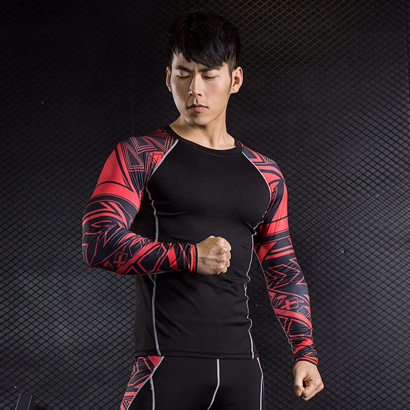 

Men's Running Jogging Sports Track And Field Long Underwear MMA Boxing Leggings Tight Compression Long Men's Long Underwear 4XL