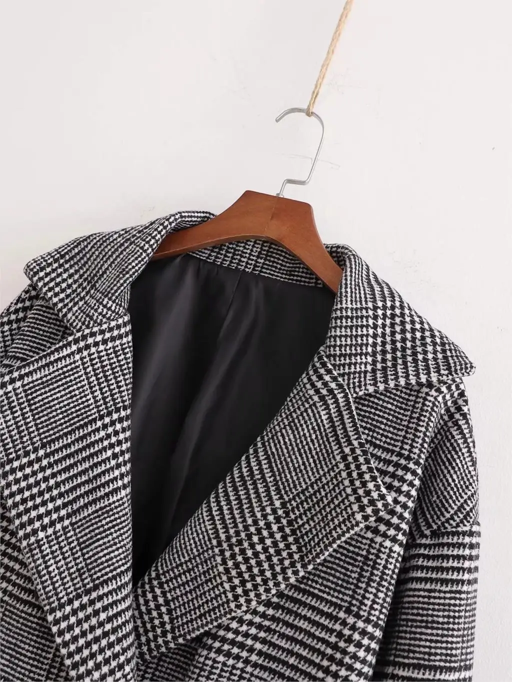 Зимние Хаундстут пальто для женщин двубортный Карманы длинное женские шикарные