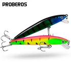 PROBEROS 1 шт. рыболовные приманки 9,5 см 8 г воблер в форме гольяна плавающий окунь троллинговая искусственная жесткая приманка