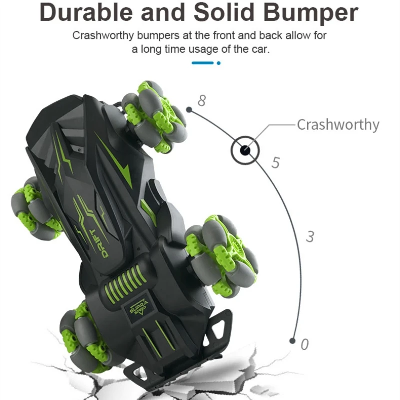 4WD вездеход гоночный RC трюк дрейф автомобиль 2 4G всенаправленный привод 360