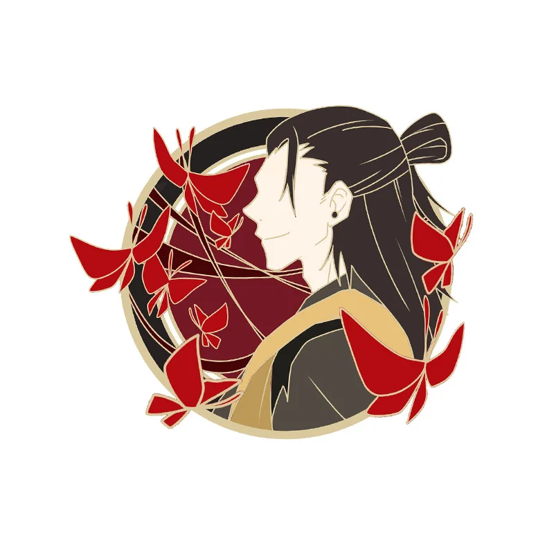 

Hot Anime Jujutsu Kaisen Yuji Itadori Gojou Satoru Starry Sky Badge Button Brooch Pins Cosplay Collection Cartoon Xmas Gift