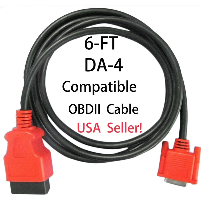 

Car 6FT Snap on Scanner DA-4 Compatible OBDII OBD2 Data Cable for SOLUS EDGE EESC320