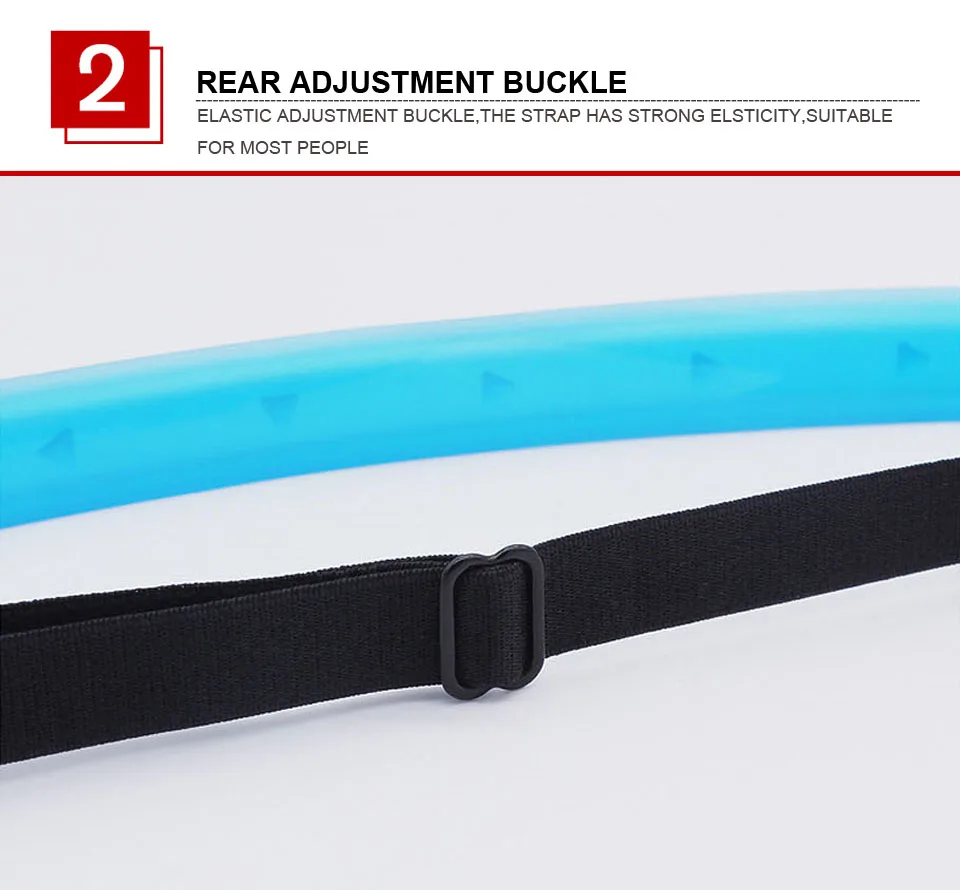 AOLIKES Elastic Head Sweatband Soft Silicone Running Yoga Cycling Sweat Band For Men Women Fitness Basketball Tennis Headband