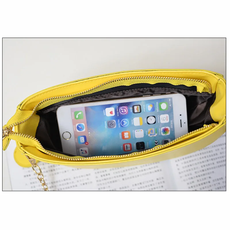 

2021 summer new female bag PU leather women bag cute fruit packet chain shoulder messenger bag orange watermelon Strawberry bag