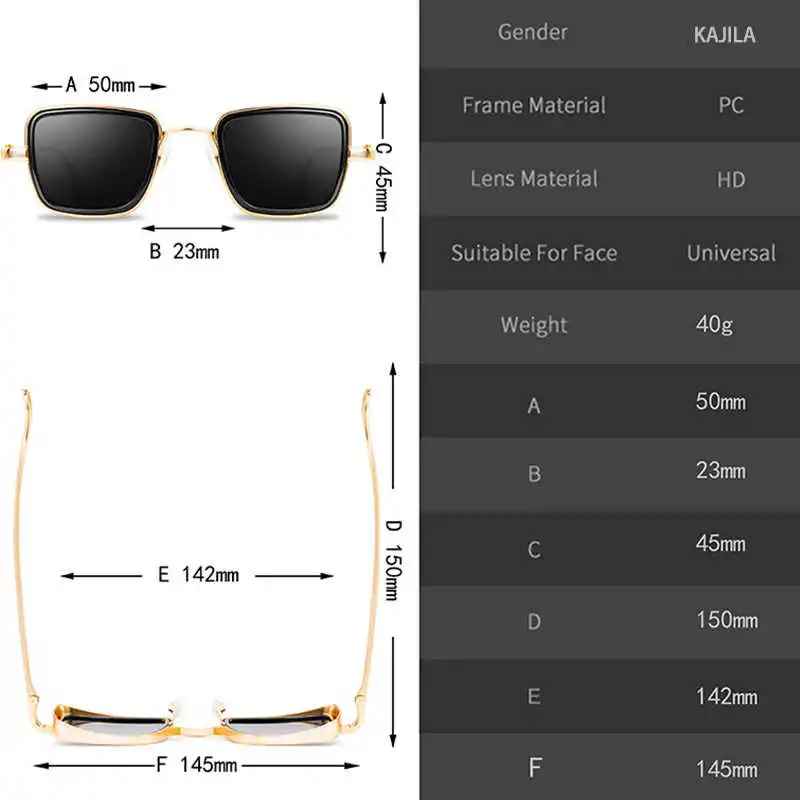 

Vintage Steampunk Sunglasses Men 2020 Retro Metal Square Eyewear Trendy Brand Sun Glasses Shades For Women lunette de soleil