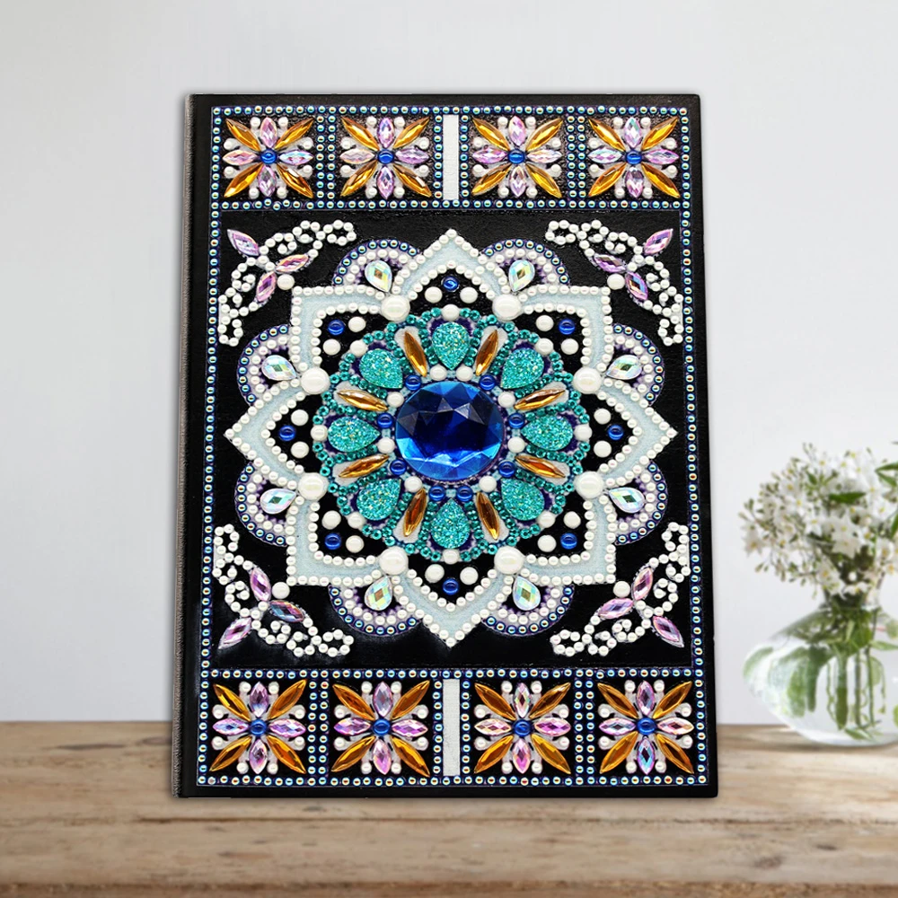 EverShine Diamond Painting Notebook Special Shaped Mandala 60 Pages A5 Pictures Rhinestones Art Handmade Gift | Дом и сад