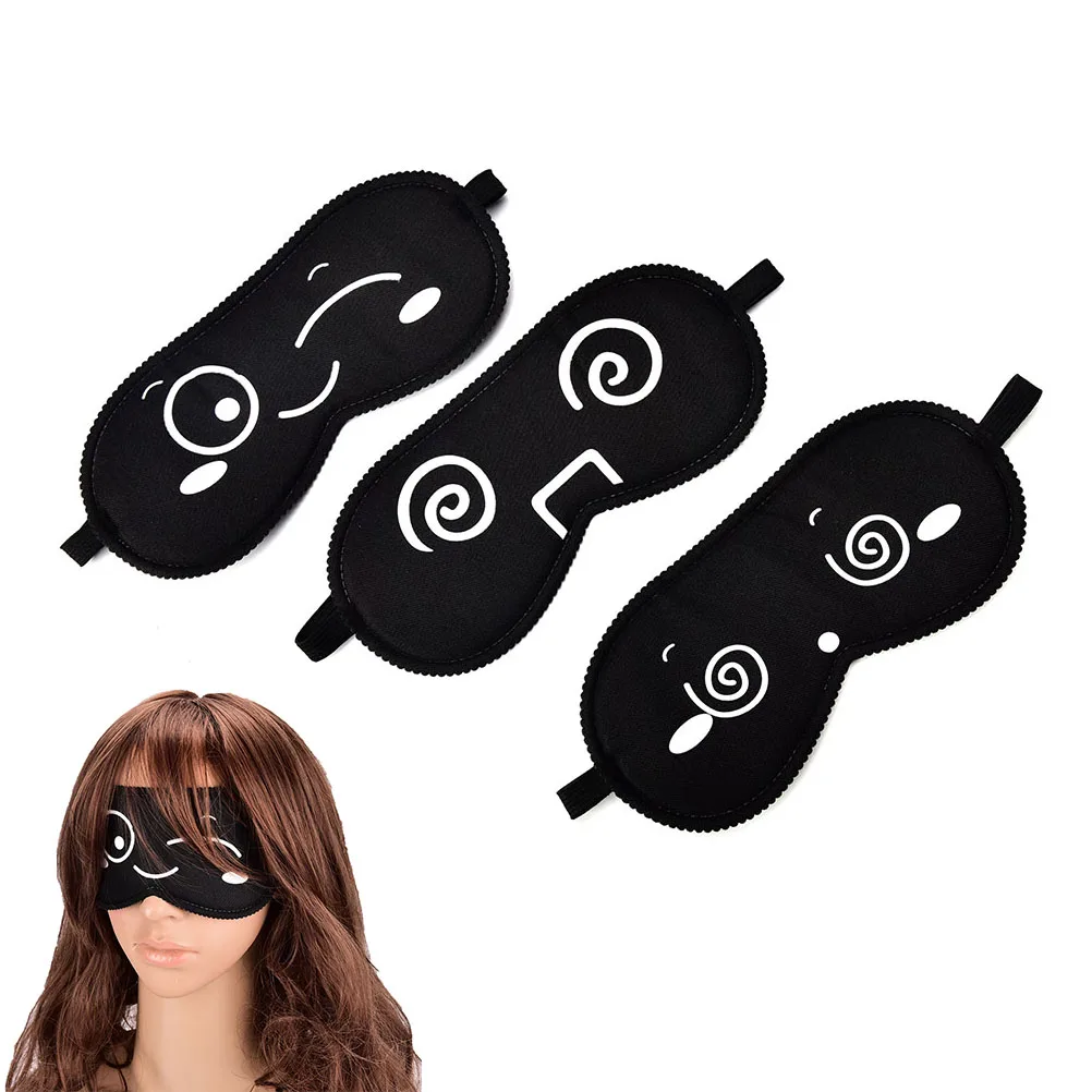 

1pc Black Sleeping Eye Mask Black Mask Travel Sleep Tools Bandage On Eyes Eye Shade Sleep Mask Hot