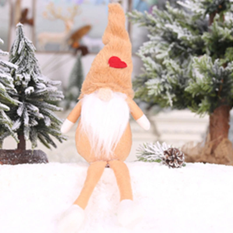 Ткань Горячая редкая Рождественская плюшевая кукла мягкая игрушка