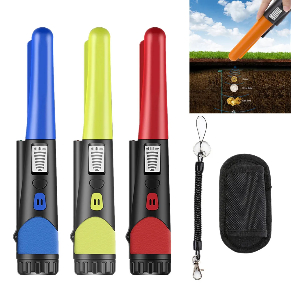 Gp-ponteiro Handheld Detector de Metais Pinpointer à Prova Impermeável Água Haste Detector de Metais Detector de Ouro Posicionamento Caçador de Tesouros Detectores de metal industrial