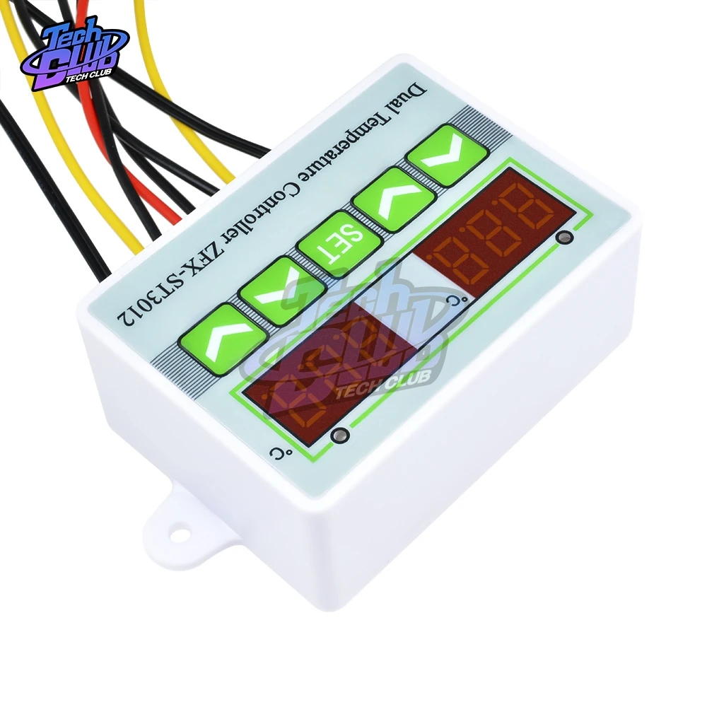 Цифровой термостат ST3012 с двойным дисплеем 10 А 12 220 В|Приборы для измерения